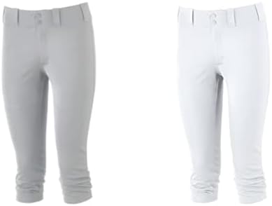 Mizuno Women's Prospect Softball Pant, Grey, Small Womens Prospect Softball Pant, White, Small US
