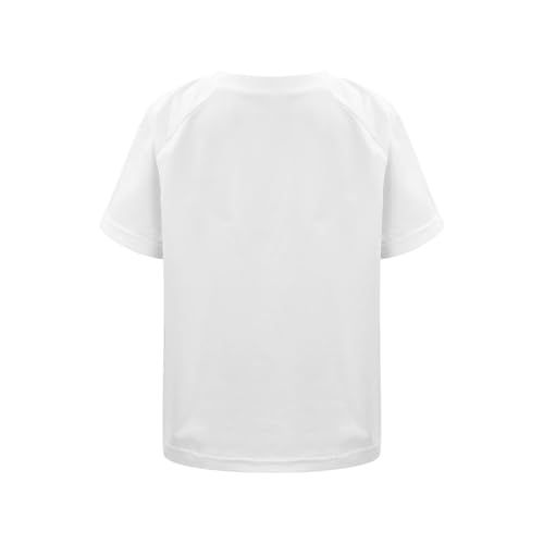 Kids Boys Girls Crewneck Solid T-Shirts Short Sleeve Basic Tees Teens Casual Loose Fit Shirts Summer Trendy Baggy Crop Tops2