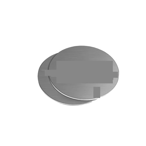 Chapa Acero Inoxidable Placa redonda de acero inoxidable pulida(80x1.5mm 2pcs)