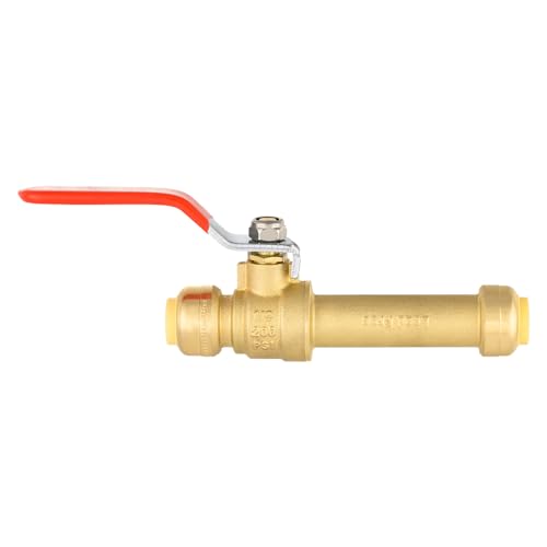 Válvula de latón EFIELD de 1/2 pulgada con conexión instantánea multi-material 5