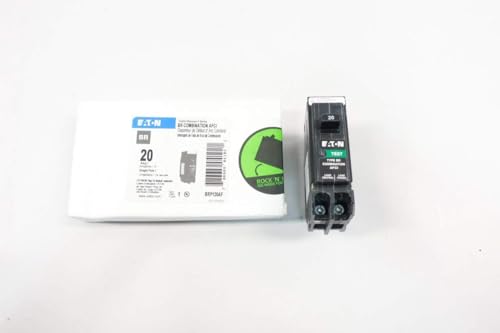 Eaton BRP120AF 20 amps Combination AFCI Single Pole Circuit Breaker, Black by Eaton - Used condition - US$36.90