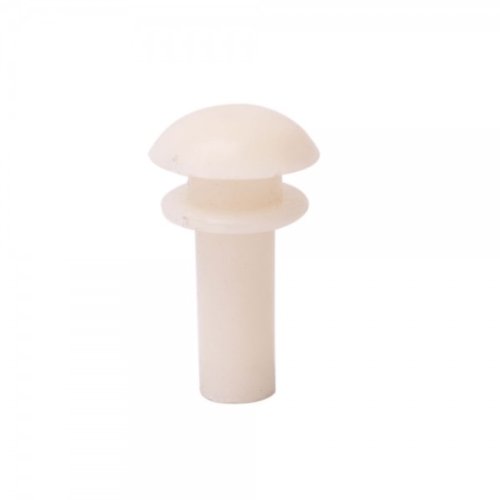 Plastic End Pin (Strap Button) White