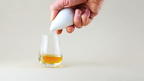 Ooshky Whisky Water Jug, Handmade Ceramic Dropper and Pipette, Unique Gift (Ceramic, White) - Image 4