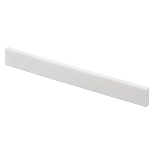 Golden Gate F-3407 Acoustic Guitar Bone Saddle Blanks - Dozen White
