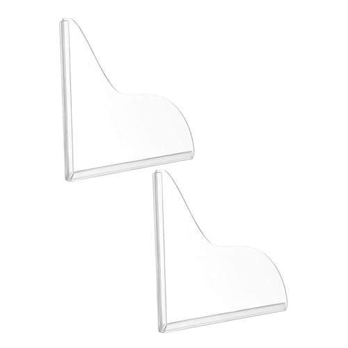 Alipis 2Pcs Acrylic Water Barrier with Rounded Edges Protection for Showers Bathtubs Sinks Elegant Design for Bathroom Aesthetics