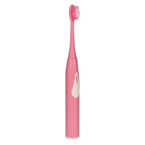 NOLITOY Cepillo de Dientes Eléctrico Sónico para Adultos Vibración Acústica de Alta Frecuencia Portátil y Práctico Color Rosa Cuidado Bucal y Limpieza Profunda