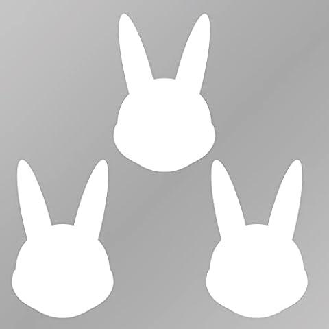 OPTEGO Bunny Foam Craft Shapes, 48/Pack, White, for Craft Projects Cover