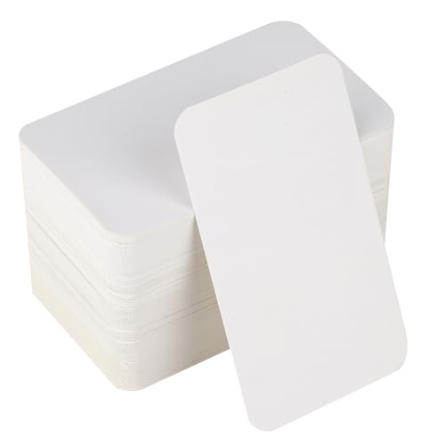 200 Tarjetas de Papel en Blanco   200 g/m²   Visita, Juego, Personalizar, Kraft, Felicitación, Palabras