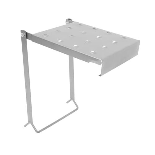 Uonlytech Piattaforma Di Lavoro Ferro Per Scale Accessorio Pratico e Robusto Con Vassoio Integrato Per Strumenti e Materiali Per Ambienti Di Lavoro Vari e Professionisti Movimento