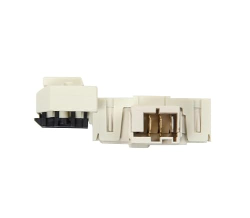 Conjunto de cerradura de puerta de lavadora, compatible con Siemens DA070 DM070, kit de microinterruptor de retardo for lavadoras de tambor, repuesto de cerradura de puerta con circuito de retardo.