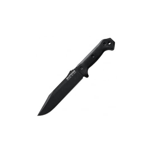 KA-BAR BK7 Becker Combat Utility Fixed Blade Knife 7' Clip Point 1095 Cro-Van Black Powder Coat...