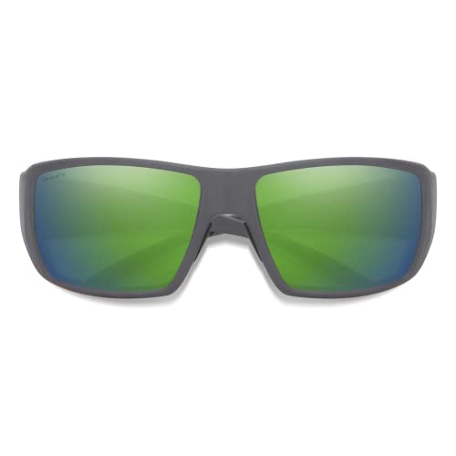 Image of SMITH Guide's Choice Fishing Sunglasses with ChromaPop Polarized Lenses & Large Frame - Performance Eyewear for Water Sports