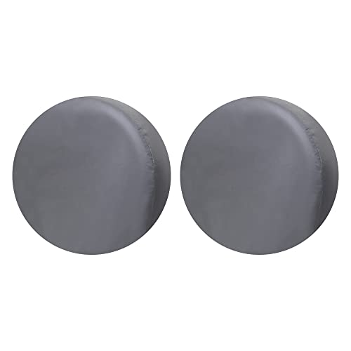 Moonet Tough Tire Covers For Rv Wheel (2 Pack), Heavy Duty Thicken Sun Protectors For Truck Motorhome Boat Trailer Camper Van Suv, For Diameter 19"-21" Charcoal #TOP17