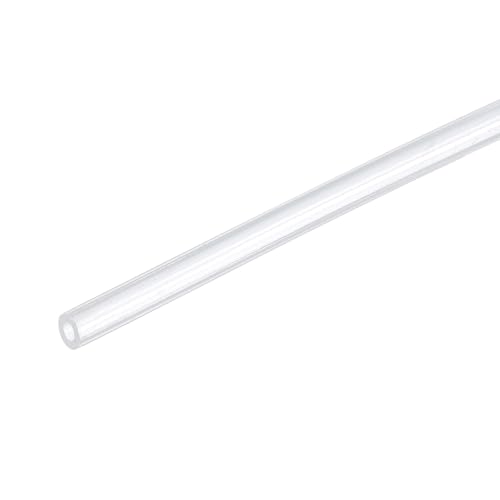 sourcing map 16.4ft PTFE Tubing Hose, 0.6mm IDx1.4 mm OD Insulating 3D Printer Hose Ultra-Smooth for 3D Printer Conveyin