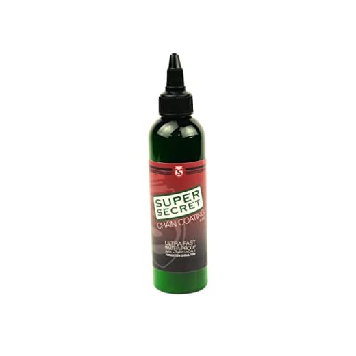 SILCA Super Secret Bike Chain Lube | Liquid Chain Wax to Clean, Smooth. and Silence | Ultra Fast Bicycle Chain Lube | Dry Chain lube for Friction Reduction and Improved Wattage Output (4oz Bottle)