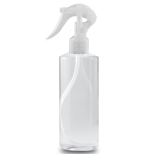 Image of MADHYA 200 ML Empty Mist Trigger Plastic Spray Bottle (Pack of 1),Transparent Clear Empty Water Spray Bottles,Water Liquid Sprayer Set for Face, Hair, Garden, Sanitizer, Perfume, and More, Transparent