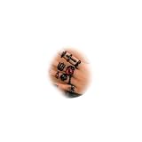 9 Pcs Black Gothic Ring Set for Men Women Vintage Demon Eye Cross Spider Skull Bat Stackable Adjustable Rings Halloween Jewelry Accessories