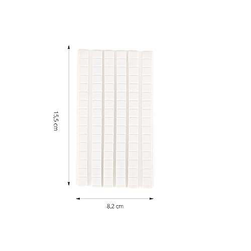 50 Stück Klebeknete, Kleben Statt Bohren, Wandkleber Ohne Bohren, Blösbare Klebepads Selbstklebend Posterstrips Wandkleber, 3D Klebepads Wand Kleber Flexibel Wiederverwendbar für Poster Fotorahmen