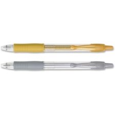 Pilot 34400 G2 Bolígrafos Gel Metálicos 0.7mm 2 pack Oro/Plata