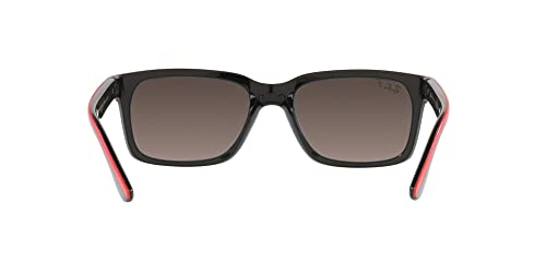 Image of Ray-Ban RB4393m Scuderia Ferrari Collection Rectangular Sunglasses