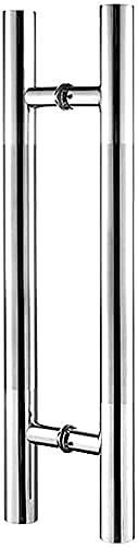 Poignées de porte coulissantes tubulaires en inox haut de gamme