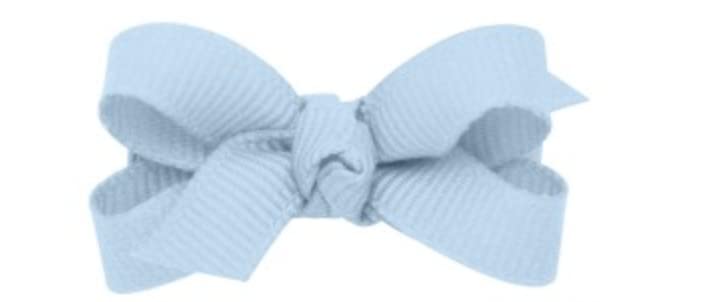 Wee Ones Lazo clásico de grogrén para niñas (envoltura de nudos), color azul milenio
