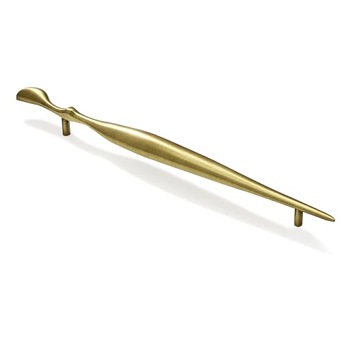 Image of Plantex Cabinet Handle /288mm Handle for Cabinet /Door Pull-Push Handle for Home /Office - Pack of 1 (Brass Antique)