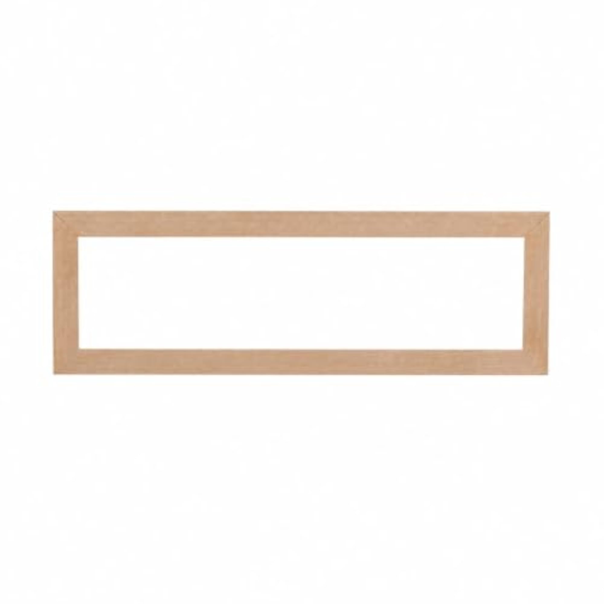 Maple Wood-Grain Switch Surround Frame, Rectangular