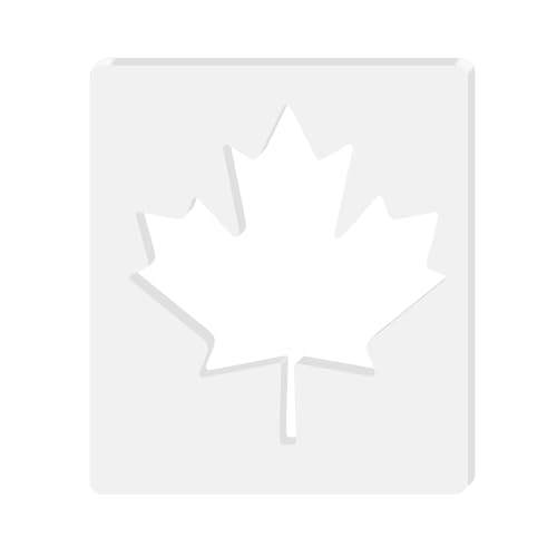 Betagt Maple Leaf Router Templates, Acrylic Router Inlay Template for Woodworking, 5mm Thick Decorative Template Router Jig Woodworking Craft Tracing Stencils Guide Tool