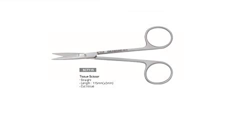 Osung Sct115 Tissue Scissor, Straight, 4 3/4", Sct-01 #TOP1
