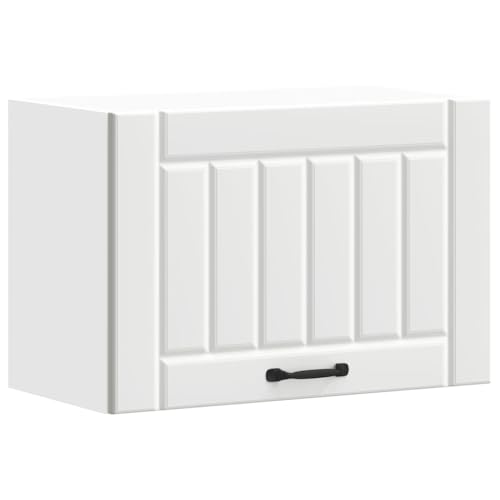vidaXL Armoire Murale de Cuisine Lucca Blanc Bois d'ingénierie, Meuble Mural de Cuisine, Armoire...