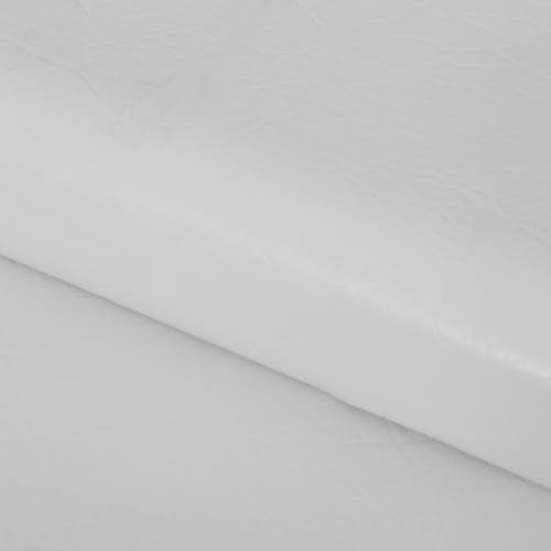 LEKE GO Baúl Puff Taburete para almacenaje Plegable, Capacidad de Carga 100 kg, Tapizado PVC, Acolchado, para Sala de Estar, Dormitorio, Entrada, Blanco (38x38x38 cm, Blanca) - imagen 5