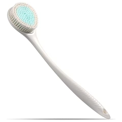 Onlylove Long Handle Bath Brush for Back Brushing, Cleans Skin and Exfoliates Old Skin Cells, Suitable for Men and Women Cover