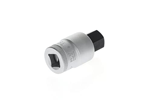 Gedore Inserto Cacciavite, Inserto Esagono Cavo 19 Mm, 1/2 Pollici, 12.5 Mm, Inserto Giravite, Utensile, In 19 19 - 3