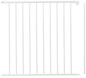 Open Plan Stair Case Custom Fit Gate (Gate Panel 72cm White, White)