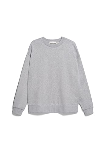 ARMEDANGELS Aarin - Damen Sweatshirt Oversized Fit aus Bio-Baumwolle S Grey...