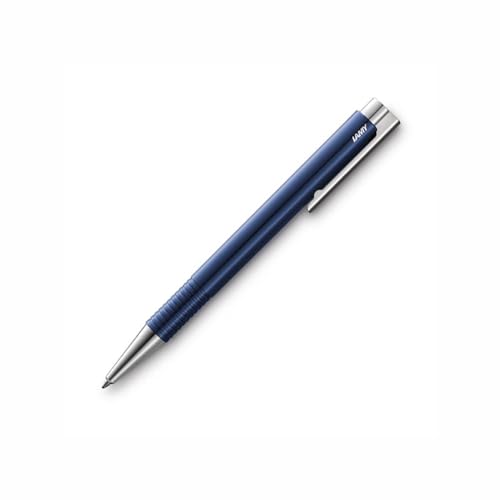 LAMY Shiny Blue Logo Ballpoint Pen with black ink (L204MBE)