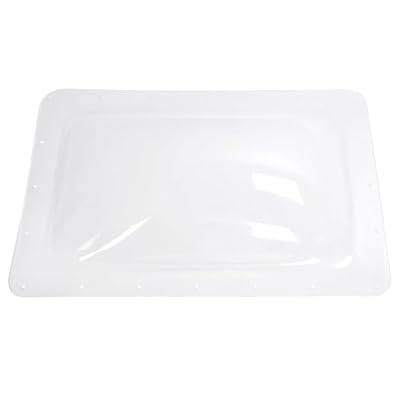 HECASA 18" x 26" RV Skylight Cover Universal Clear Skylight Openings for 14" x 22" Camper Roof Window Skylight Dome Replacement