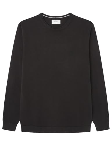 SPRINGFIELD Camisola básica para homem, Preto Standard, Unissexo médio