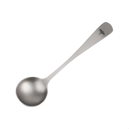 watchget Professional Coffee Cupping Spoon - 6.18 Inch Titanium Round Measuring Spoon for Espresso...