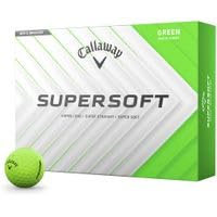Callaway Golf Supersoft Matte Green Monogrammed Golf Balls - 2025 Model