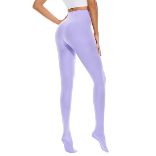 Image of Century Star Womens Tights Opaque Ballet Dance Stockings Tummy Control Top Pantyhose Run Resistant 80D High Waist Leggings