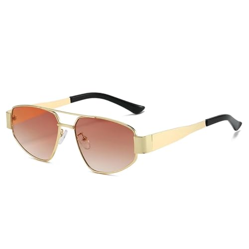 Lunettes de soleil oeil de chat contre l'éblouissement mode métal