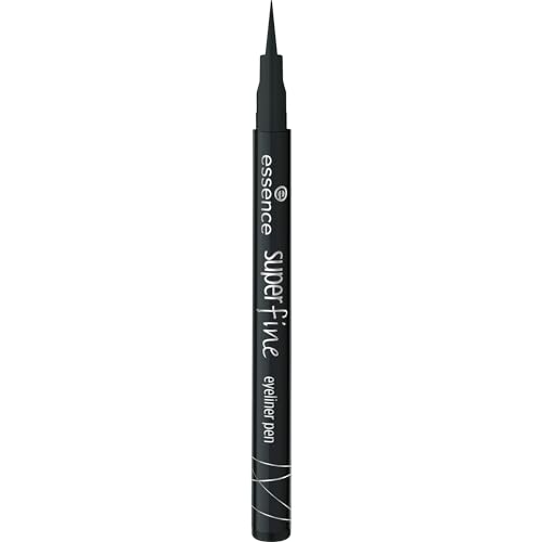 essence cosmetics super ultra eyeliner pen, Eye Liner, Nr. 01 black, schwarz, definierend, langanhaltend, vegan, ohne Parfüm, ohne Alkohol (1ml) essence cosmetics super ultra eyeliner pen, Eye Liner, Nr. 01 black, schwarz, definierend, langanhaltend, vegan, ohne Parfüm, ohne Alkohol (1ml)