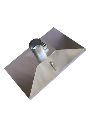 Campana extractora, Campana extractora Profesional de Acero Inoxidable - Soldadura de Alta eficiencia y extracción de Polvo, fácil instalación, tamaño Personalizable (20 cm, 80 x 60 cm) - ID