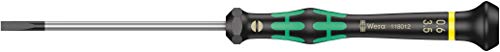 Image of Wera 05118012001 Kraftform Micro 2035 Slotted Electronics Precision Screwdriver, 3.5mm Head, 80mm Blade Length