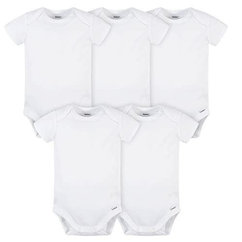 Image of Gerber Baby 5 Pack Onesies Multi-Packs Bundle Interlock 180 Gsm