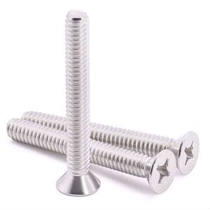 Vis à tête plate cruciforme fraisée 80 acier inoxydable 304