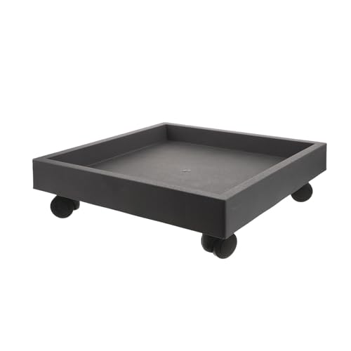FESTFENDS Bac de récupération des condensats pour climatiseur et déshumidificateur, étanche, carré et mobile avec 4 roulettes, pour bureau ou chambre, supporte jusqu'à 100 kg, protège les