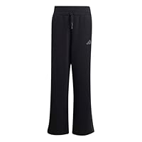 adidas Girl's Seasonals Animal Pants, Black/White, 11-12 Years